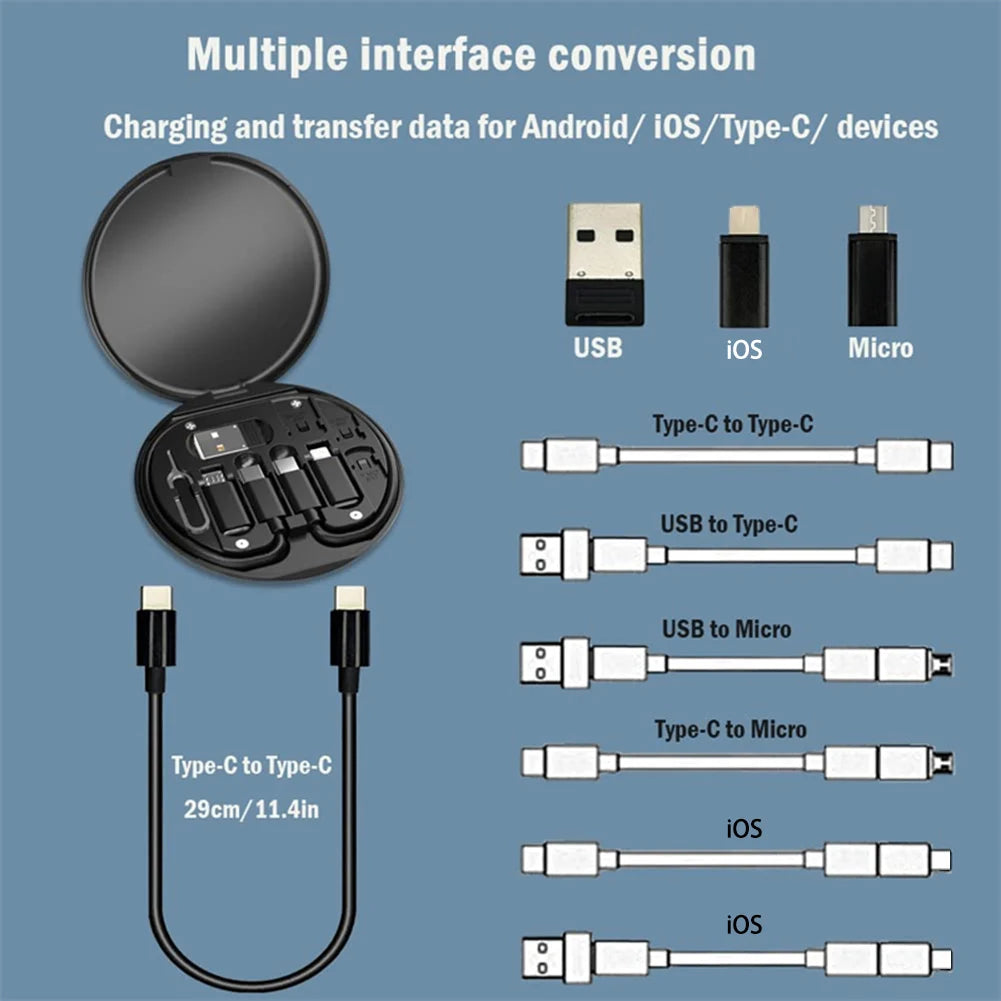 Kit d'adaptateurs de recharge rapide & Support pour Smartphone/Tablette